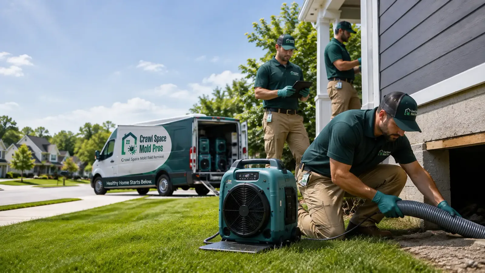 Crawl Space Mold Removal in Columbia, NJ
